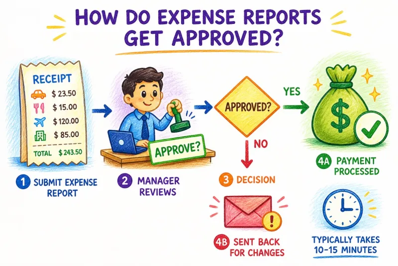 How do expense reports get approved?